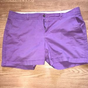 Purple shorts